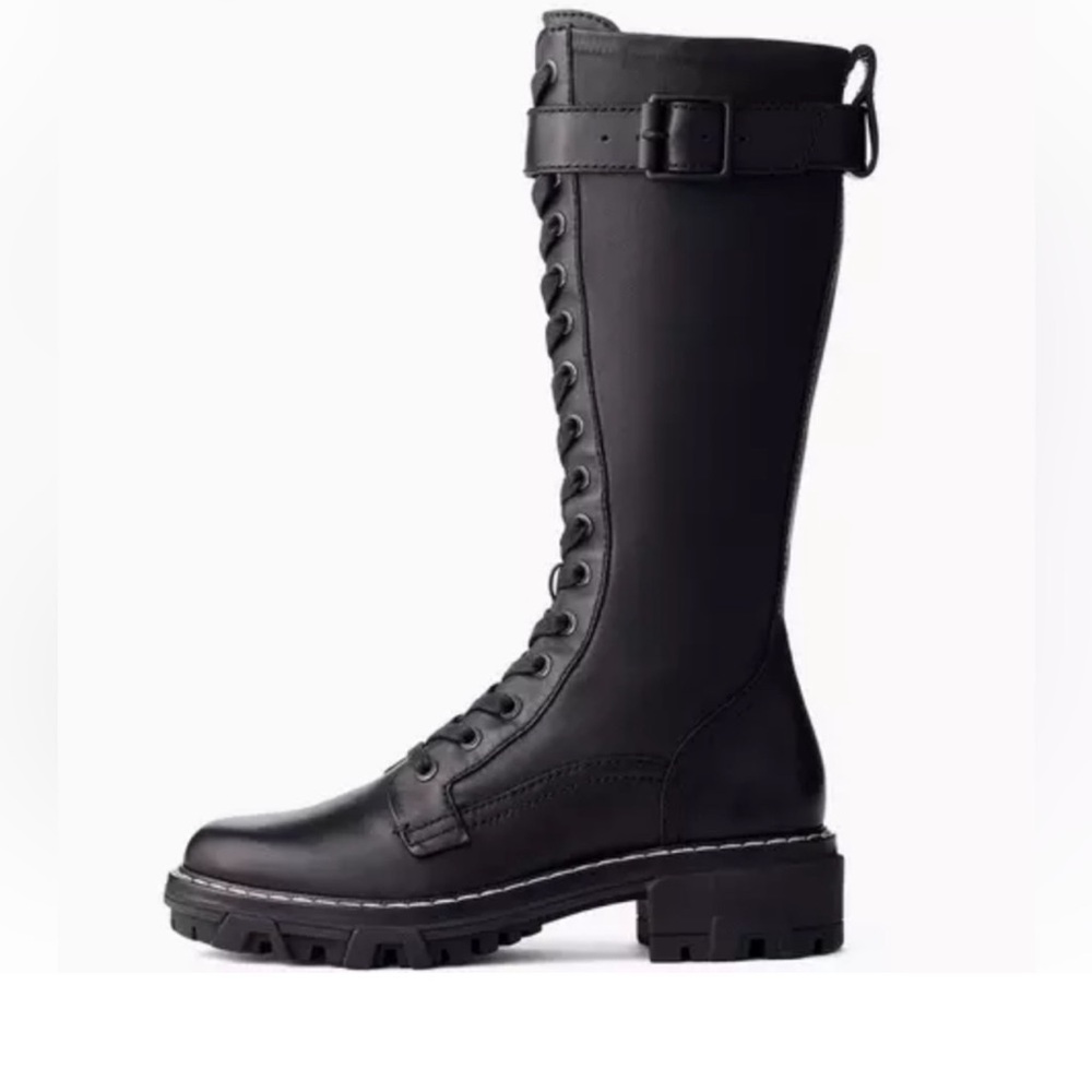 Rag & Bone Shiloe Black Combat Boots